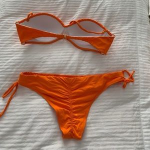 Teeny weenie orange bikini